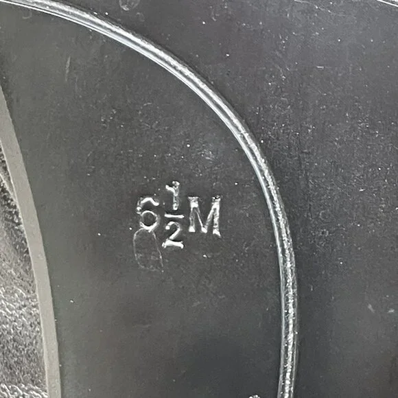 9W Black Leather Platform Pumps - Size 6.5M - Picture 10 of 10